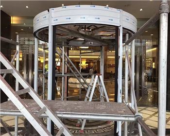 亞格自動(dòng)門航天華信項(xiàng)目進(jìn)行中